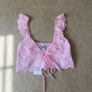 NWT pink zara top